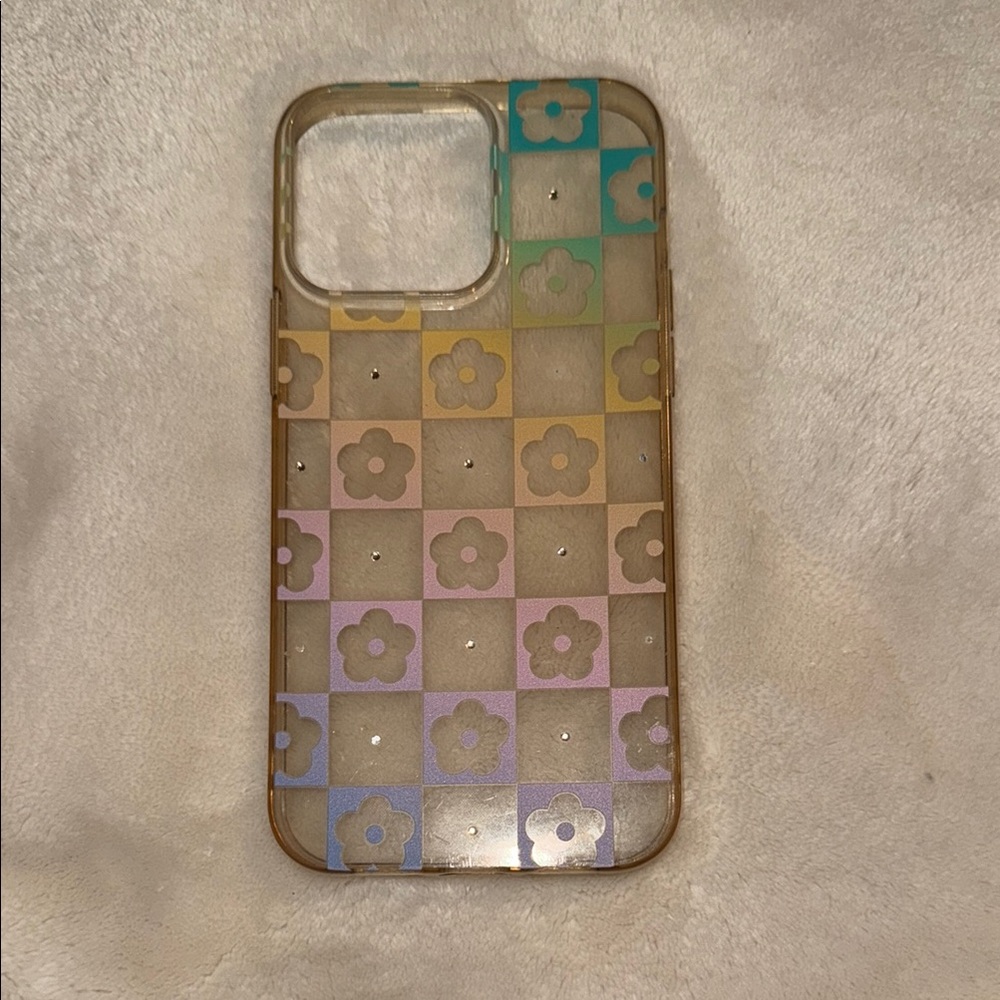 Floral Patterned Phone Case - Multicolor